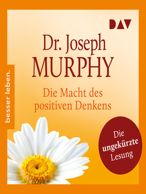 cover image of Die Macht des positiven Denkens (Ungekürzt)